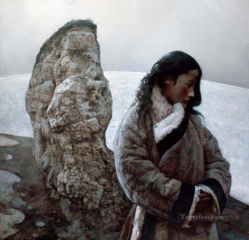 Chino Painting - Pensando en AX Tíbet